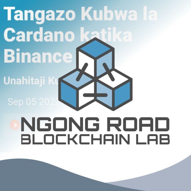 Ngong Road Blockchain Lab - Swahili Translation Services's promo