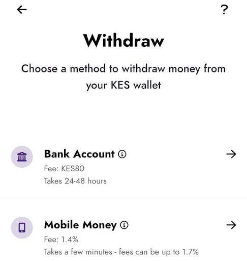 Withdraw